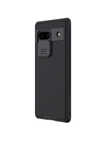 Google Pixel 7a šarvuotas dėklas su Nillkin CamShield Pro Case – juodas Google Pixel 7a šarvuotas dėklas su Nillkin CamShield Pro Case – juodas