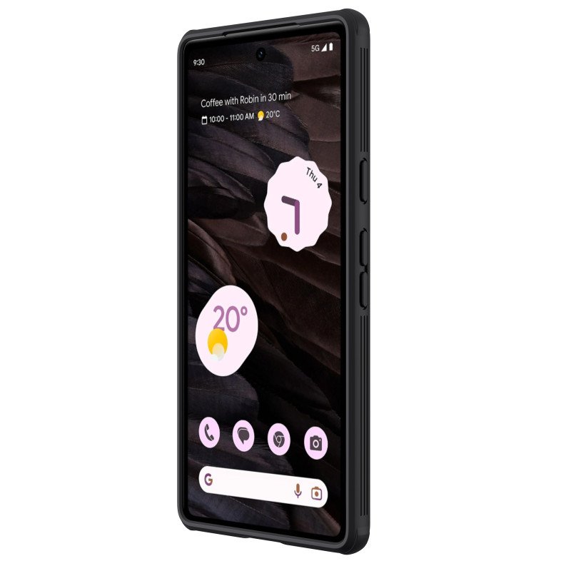 Google Pixel 7a šarvuotas dėklas su Nillkin CamShield Pro Case – juodas