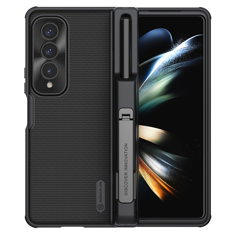 Samsung Galaxy Z Fold 4 Nillkin Super Frosted Shield šarvuotas dėklas - juodas Samsung Galaxy Z Fold 4 Nillkin Super Frosted Shield šarvuotas dėklas - juodas