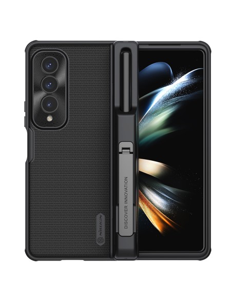 Samsung Galaxy Z Fold 4 Nillkin Super Frosted Shield šarvuotas dėklas - juodas Samsung Galaxy Z Fold 4 Nillkin Super Frosted Shield šarvuotas dėklas - juodas