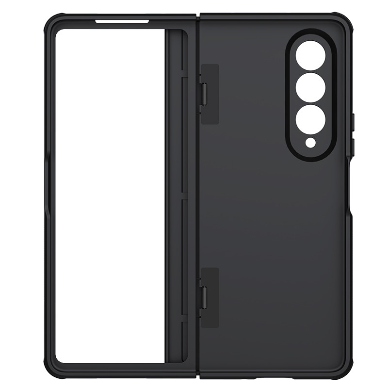 Samsung Galaxy Z Fold 4 Nillkin Super Frosted Shield šarvuotas dėklas - juodas
