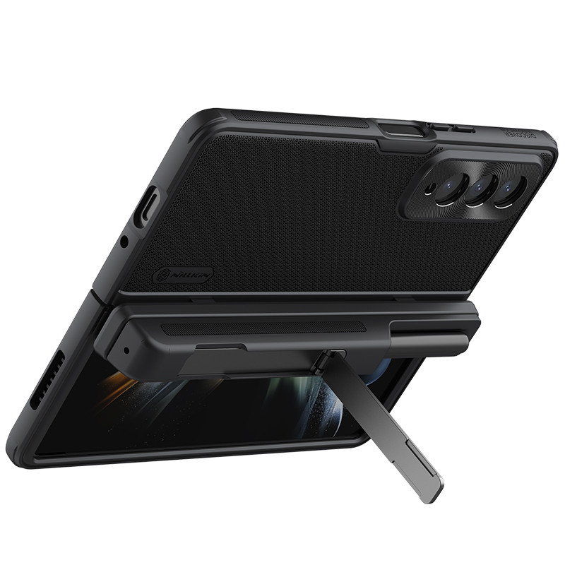 Samsung Galaxy Z Fold 4 Nillkin Super Frosted Shield šarvuotas dėklas - juodas