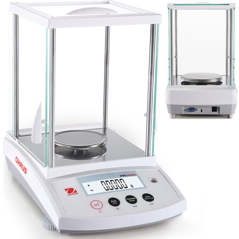 Vaistinės laboratorinės svarstyklės su legalizavimu M precise LCD PR 220g / 1mg - OHAUS PR223M