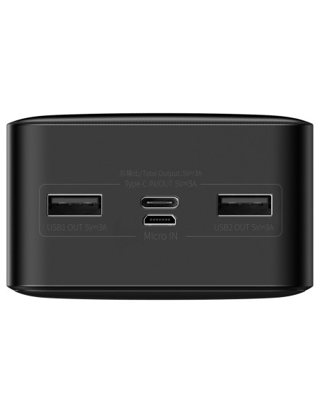 Baseus Bipow 30000mAh 15W maitinimo bloko rinkinys - juodas + USB laidas 4in1 microUSB / Lightning / 2 x USB-C - USB-A 1... Baseus Bipow 30000mAh 15W maitinimo bloko rinkinys - juodas + USB laidas 4in1 microUSB / Lightning / 2 x USB-C - USB-A 1...