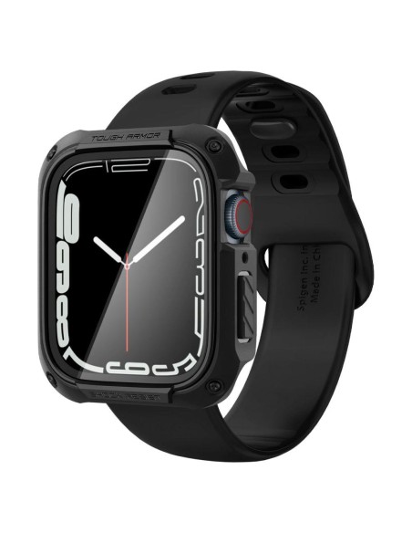 Spigen Tough Armor dėklas Apple Watch 7 / 8 / 9 (45 mm) - juodas Spigen Tough Armor dėklas Apple Watch 7 / 8 / 9 (45 mm) - juodas