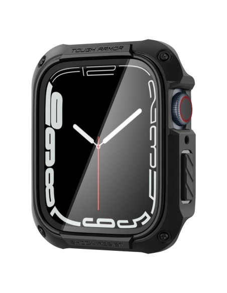 Spigen Tough Armor dėklas Apple Watch 7 / 8 / 9 (45 mm) - juodas Spigen Tough Armor dėklas Apple Watch 7 / 8 / 9 (45 mm) - juodas