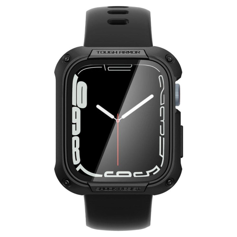 Spigen Tough Armor dėklas Apple Watch 7 / 8 / 9 (45 mm) - juodas
