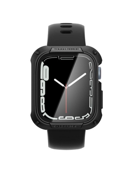 Spigen Tough Armor dėklas Apple Watch 7 / 8 / 9 (45 mm) - juodas Spigen Tough Armor dėklas Apple Watch 7 / 8 / 9 (45 mm) - juodas