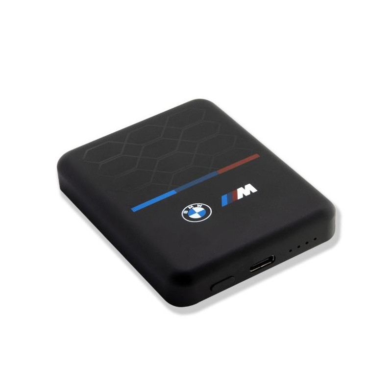 BMW M Collection MagSafe 5W 3000mAh indukcinis maitinimo blokas + laidas - juodas