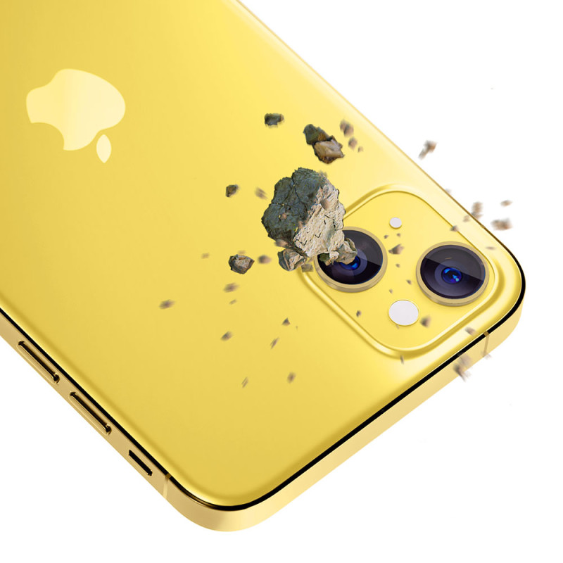3mk Lens Protection Pro kameros dangtelis iPhone 14 - geltonas