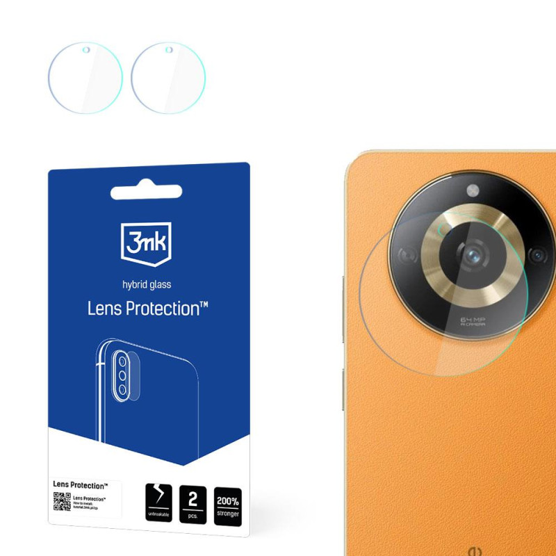 3mk Lens Protection™ hibridinis fotoaparato stiklas, skirtas Realme 11 3mk Lens Protection™ hibridinis fotoaparato stiklas, skirtas Realme 11