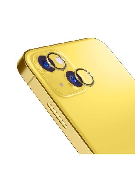 3mk Lens Protection Pro fotoaparato dangtelis, skirtas iPhone 14 Plus – geltonas 3mk Lens Protection Pro fotoaparato dangtelis, skirtas iPhone 14 Plus – geltonas
