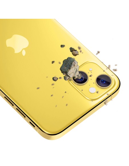 3mk Lens Protection Pro fotoaparato dangtelis, skirtas iPhone 14 Plus – geltonas 3mk Lens Protection Pro fotoaparato dangtelis, skirtas iPhone 14 Plus – geltonas