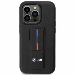 BMW Grip Hot Stamp dėklas iPhone 14 Plus - juodas