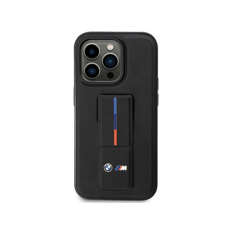 BMW Grip Hot Stamp dėklas iPhone 14 Plus - juodas