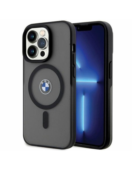 BMW Signature MagSafe dėklas iPhone 14 Pro - juodas BMW Signature MagSafe dėklas iPhone 14 Pro - juodas