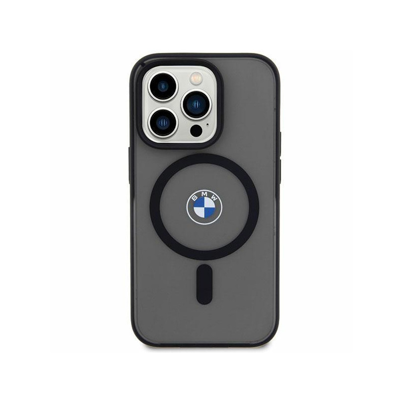 BMW Signature MagSafe dėklas iPhone 14 Plus - juodas BMW Signature MagSafe dėklas iPhone 14 Plus - juodas