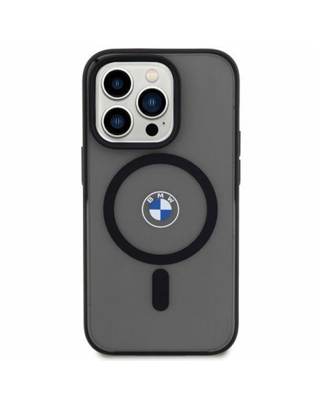 BMW Signature MagSafe dėklas iPhone 14 Plus - juodas