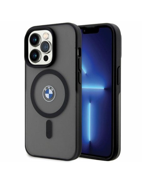 BMW Signature MagSafe dėklas iPhone 14 Pro Max - juodas BMW Signature MagSafe dėklas iPhone 14 Pro Max - juodas