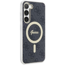 Guess 4G MagSafe dėklas Samsung Galaxy S23+ - juodas