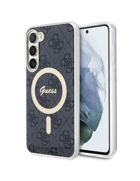 Guess 4G MagSafe dėklas Samsung Galaxy S23 - juodas Guess 4G MagSafe dėklas Samsung Galaxy S23 - juodas