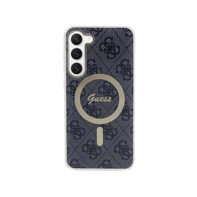 Guess 4G MagSafe dėklas Samsung Galaxy S23 - juodas