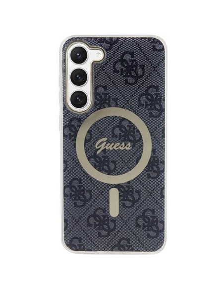 Guess 4G MagSafe dėklas Samsung Galaxy S23 - juodas Guess 4G MagSafe dėklas Samsung Galaxy S23 - juodas