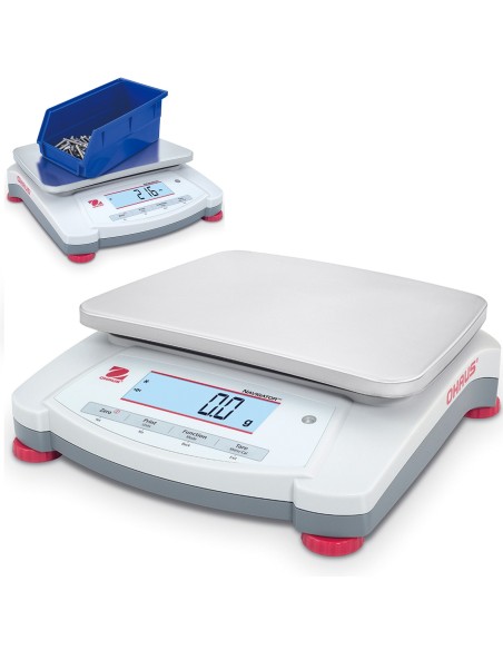 Laboratorinės svarstyklės techninės greitai tikslios NAVIGATOR NVT 6200g / 0.1g - OHAUS NVT6201 Laboratorinės svarstyklės techninės greitai tikslios NAVIGATOR NVT 6200g / 0.1g - OHAUS NVT6201