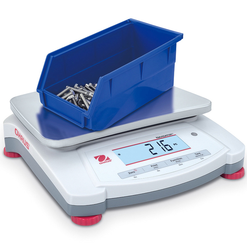 Laboratorinės svarstyklės techninės greitai tikslios NAVIGATOR NVT 6200g / 0.1g - OHAUS NVT6201