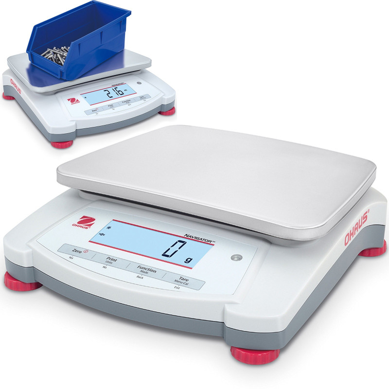 Tikslios techninės stalinės svarstyklės laboratorijai NAVIGATOR NVT 22000g / 1g - OHAUS NVT22000