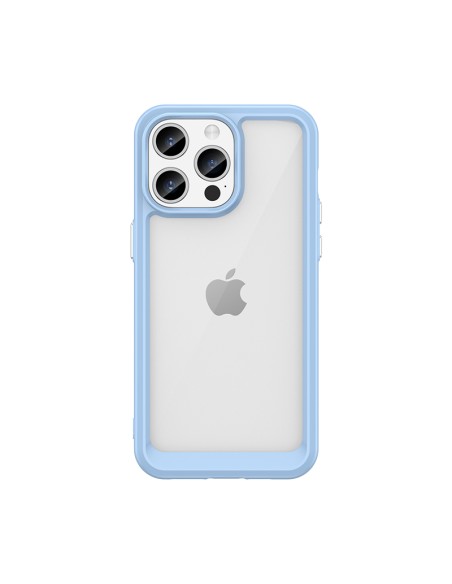 Sustiprintas dėklas su lanksčiu rėmeliu, skirtas iPhone 15 Pro Max Outer Space – mėlynas Sustiprintas dėklas su lanksčiu rėmeliu, skirtas iPhone 15 Pro Max Outer Space – mėlynas