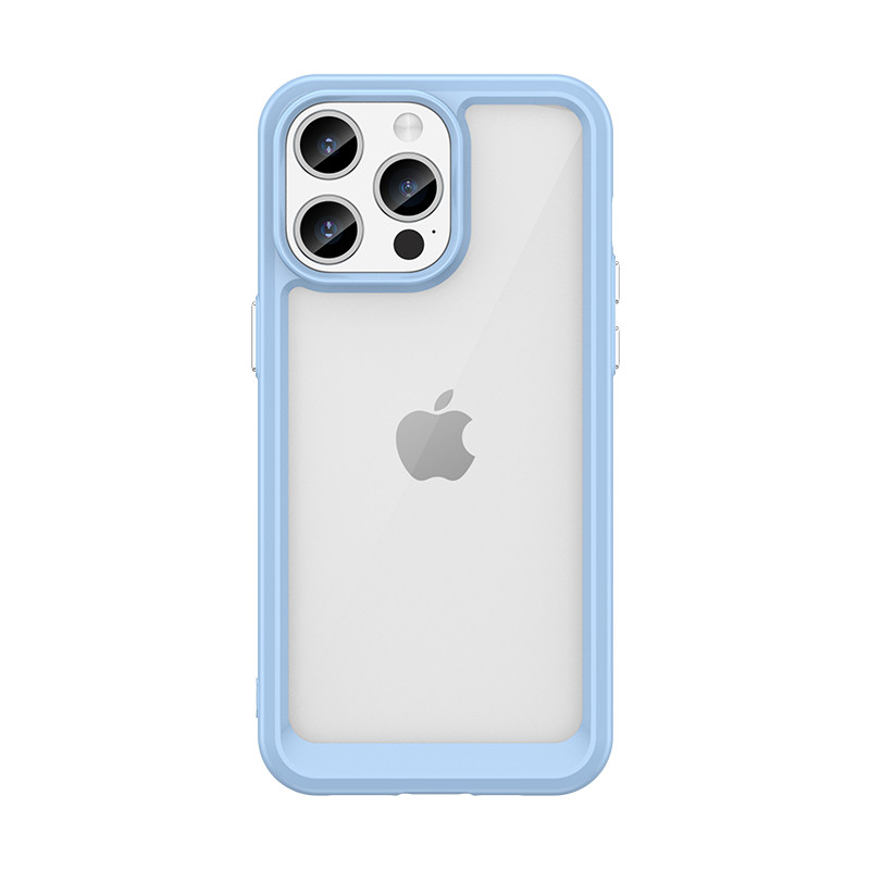 Sustiprintas dėklas su lanksčiu rėmeliu, skirtas iPhone 15 Pro Outer Space – mėlynas Sustiprintas dėklas su lanksčiu rėmeliu, skirtas iPhone 15 Pro Outer Space – mėlynas