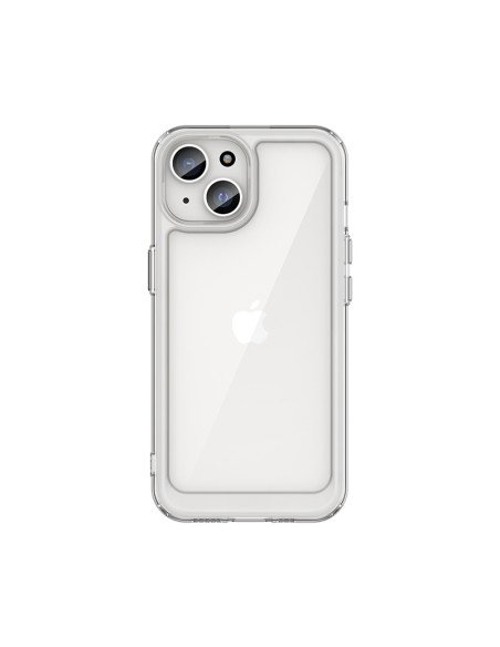 Outer Space sustiprintas dėklas su lanksčiu rėmeliu iPhone 15 - skaidrus Outer Space sustiprintas dėklas su lanksčiu rėmeliu iPhone 15 - skaidrus