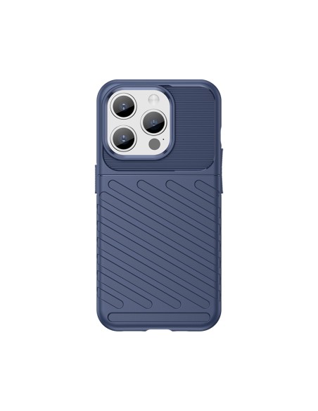 Šarvuotas iPhone 15 Pro Thunder Case – mėlynas