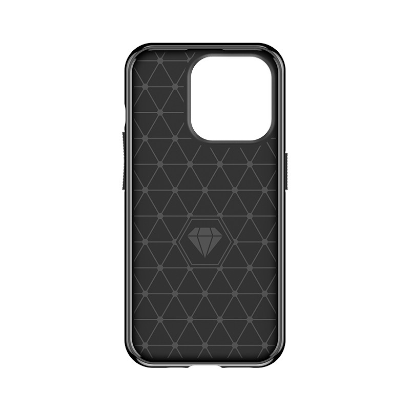 Šarvuotas iPhone 15 Pro Thunder Case – juodas