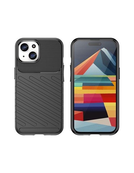 Thunder Case šarvuotas dėklas iPhone 15 - mėlynas