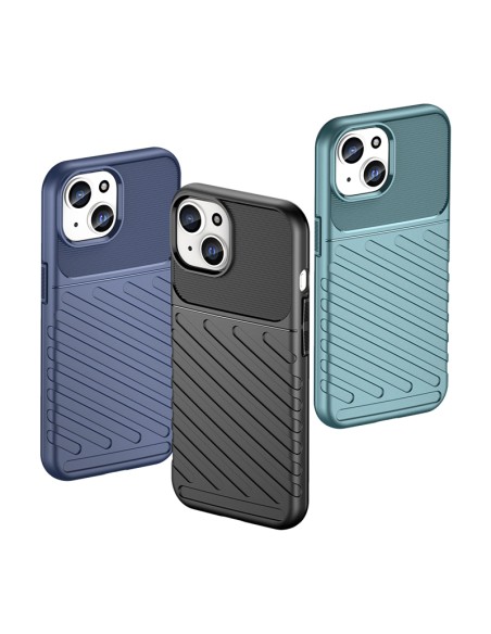 Armored Thunder Case iPhone 15 - juodas