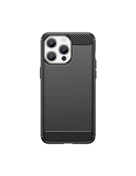 Lankstus anglies rašto dėklas iPhone 15 Pro Max Carbon Case - juodas