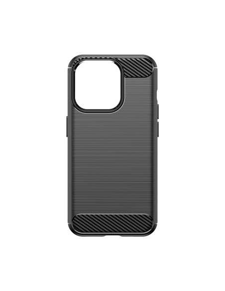 Lankstus anglies rašto dėklas iPhone 15 Pro Carbon Case - juodas
