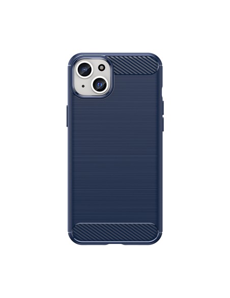 Lankstus anglies rašto dėklas iPhone 15 Plus Carbon Case - mėlynas
