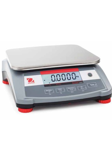Pramoninės kompaktiškos elektroninės svarstyklės RANGER 3000 6kg / 0,2g - OHAUS R31P6