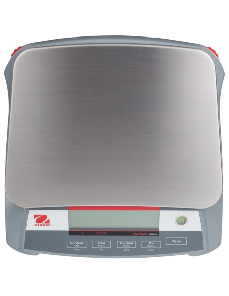Pramoninės kompaktiškos elektroninės svarstyklės RANGER 3000 6kg / 0,2g - OHAUS R31P6