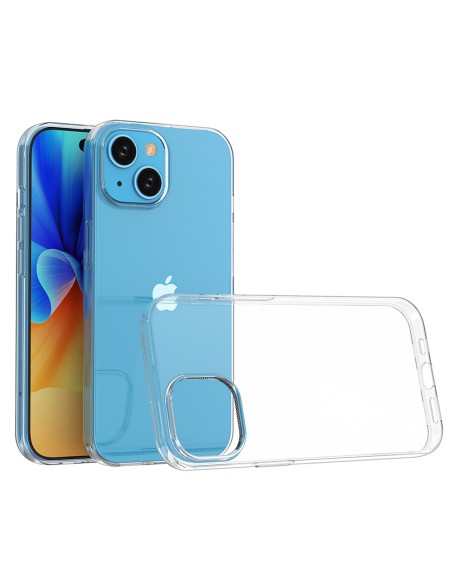 Lankstus Ultra Clear dėklas, skirtas iPhone 15 - skaidrus Lankstus Ultra Clear dėklas, skirtas iPhone 15 - skaidrus