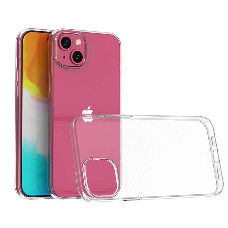 iPhone 15 Plus dėklas iš Ultra Clear serijos, skaidrus iPhone 15 Plus dėklas iš Ultra Clear serijos, skaidrus