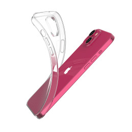 iPhone 15 Plus dėklas iš Ultra Clear serijos, skaidrus