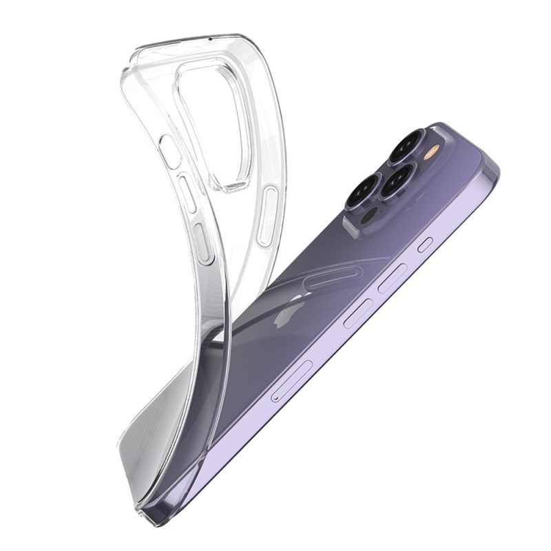iPhone 15 Pro dėklas iš Ultra Clear serijos, skaidrus