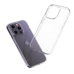 iPhone 15 Pro dėklas iš Ultra Clear serijos, skaidrus