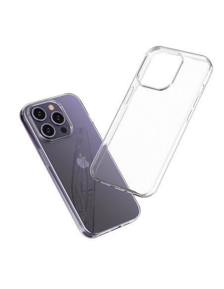 iPhone 15 Pro dėklas iš Ultra Clear serijos, skaidrus iPhone 15 Pro dėklas iš Ultra Clear serijos, skaidrus