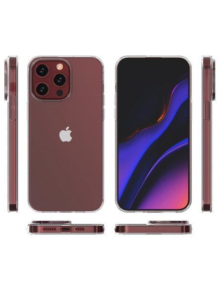iPhone 15 Pro Max dėklas iš Ultra Clear serijos, skaidrus iPhone 15 Pro Max dėklas iš Ultra Clear serijos, skaidrus