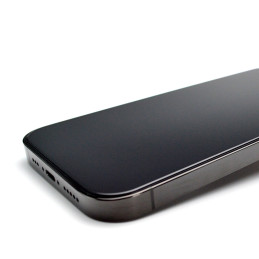 9H grūdintas stiklas su Wozinsky Premium Glass montavimo rėmeliu iPhone 15 - juodas